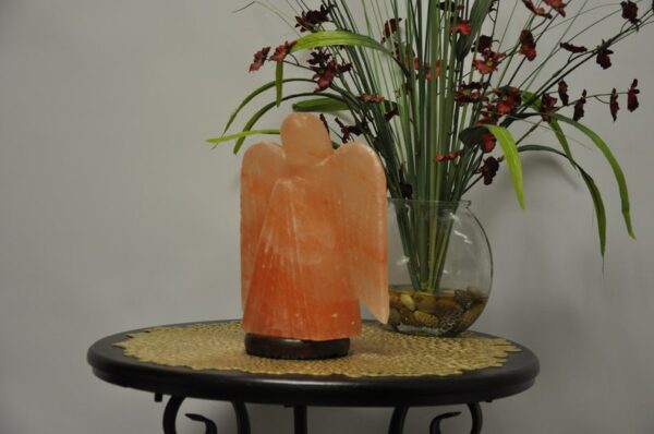 Himalayan Pink Salt Angel Shape Lamp - Image 4